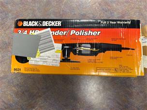 BLACK & DECKER 9531 SANDER/POLISHER Acceptable